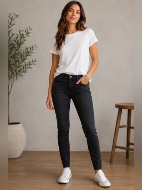 Levi's Women's Black Skinny 711 Jeans Size 28 30 Casual Streetwear Denim Basic